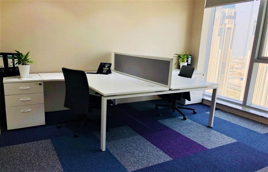 shared office spaces for lease in Dubai